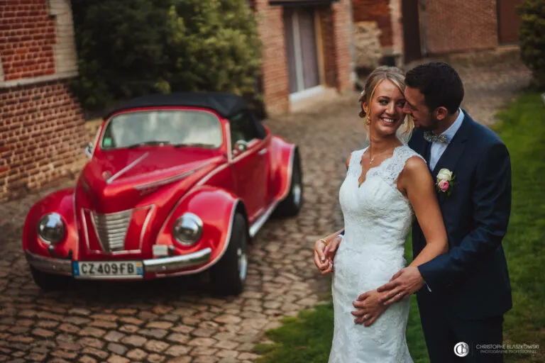 Photographe Mariage Valenciennes : Le Mariage de Marjolaine et Alexandre à la Ferme Saint-Hubert