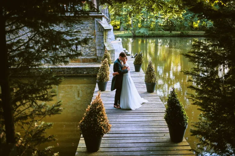 Anne Laure et Thibault au Château du Biez