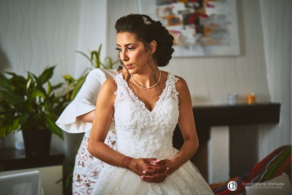 Photographe Mariage | Un mariage oriental au château de Bourgogne : Une célébration majestueuse pour Dhabia et Monir