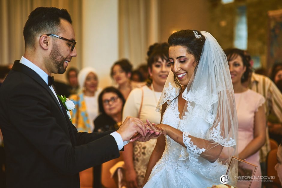 Photographe Mariage | Un mariage oriental au château de Bourgogne : Une célébration majestueuse pour Dhabia et Monir