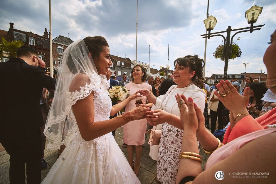 Photographe Mariage | Un mariage oriental au château de Bourgogne : Une célébration majestueuse pour Dhabia et Monir