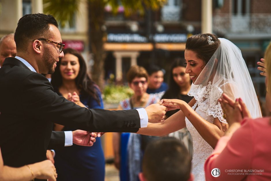 Photographe Mariage | Un mariage oriental au château de Bourgogne : Une célébration majestueuse pour Dhabia et Monir