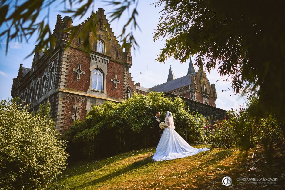 Photographe Mariage | Un mariage oriental au château de Bourgogne : Une célébration majestueuse pour Dhabia et Monir