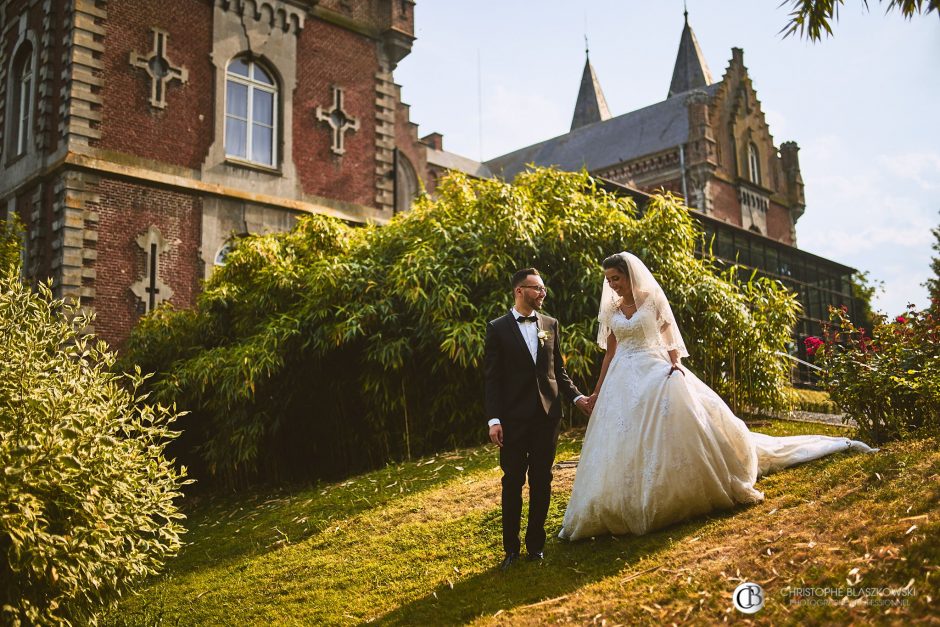 Photographe Mariage | Un mariage oriental au château de Bourgogne : Une célébration majestueuse pour Dhabia et Monir