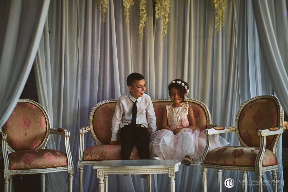 Photographe Mariage | Un mariage oriental au château de Bourgogne : Une célébration majestueuse pour Dhabia et Monir