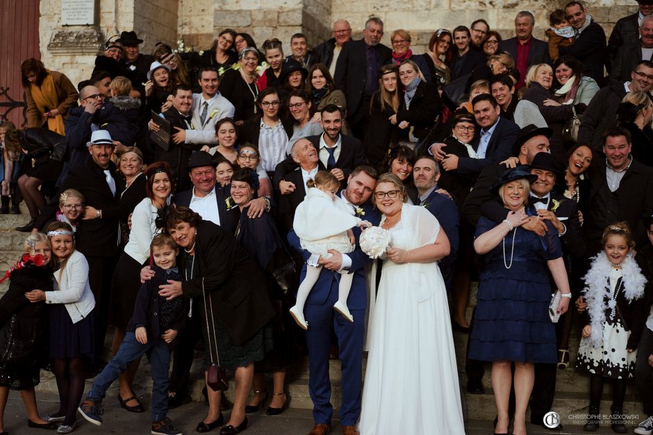 Photographe Mariage | Un Mariage Éblouissant à la Traxène : Julie et Gwenaël, un Voyage dans les Années Folles