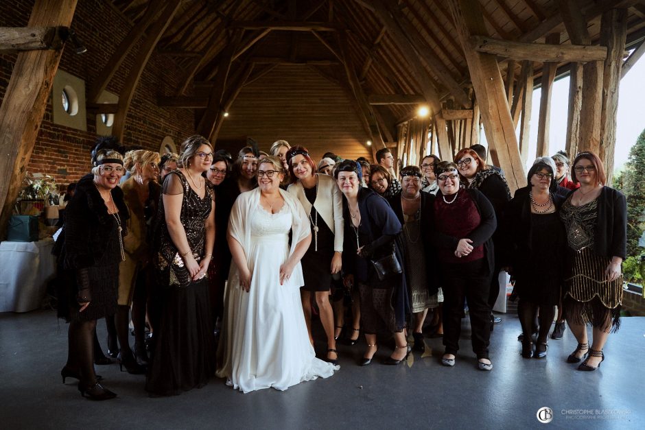 Photographe Mariage | Un Mariage Éblouissant à la Traxène : Julie et Gwenaël, un Voyage dans les Années Folles