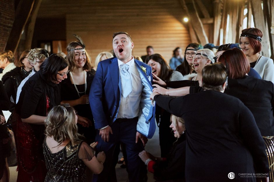 Photographe Mariage | Un Mariage Éblouissant à la Traxène : Julie et Gwenaël, un Voyage dans les Années Folles