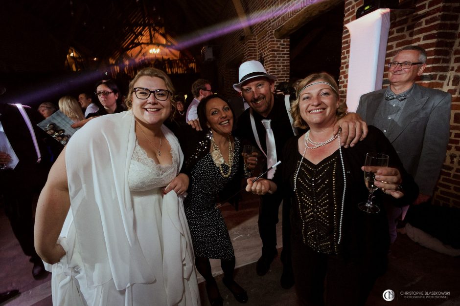 Photographe Mariage | Un Mariage Éblouissant à la Traxène : Julie et Gwenaël, un Voyage dans les Années Folles