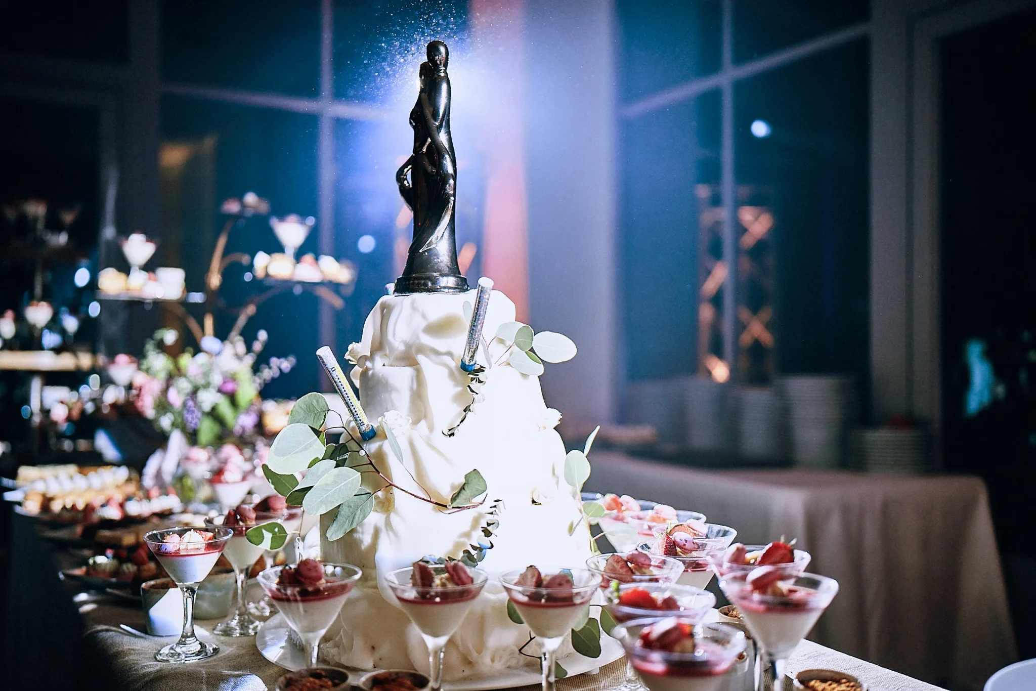 Dessert lors d’un mariage au Château de Couturelle